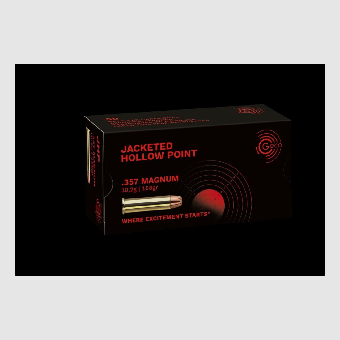 Geco .357 Mag JHP 158grs / 10.2g