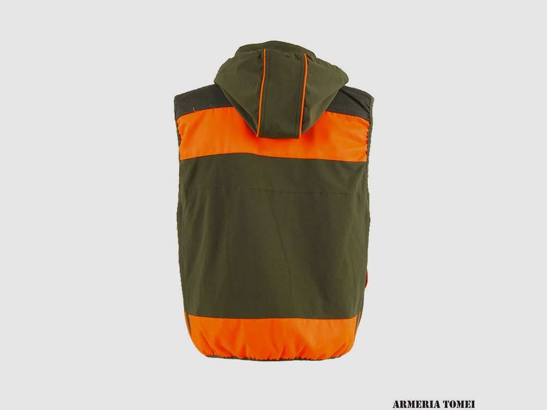 VEST – RS HUNTING – LV 600 FLUORESCENT ORANGE WITH HOOD, image 3 of 3