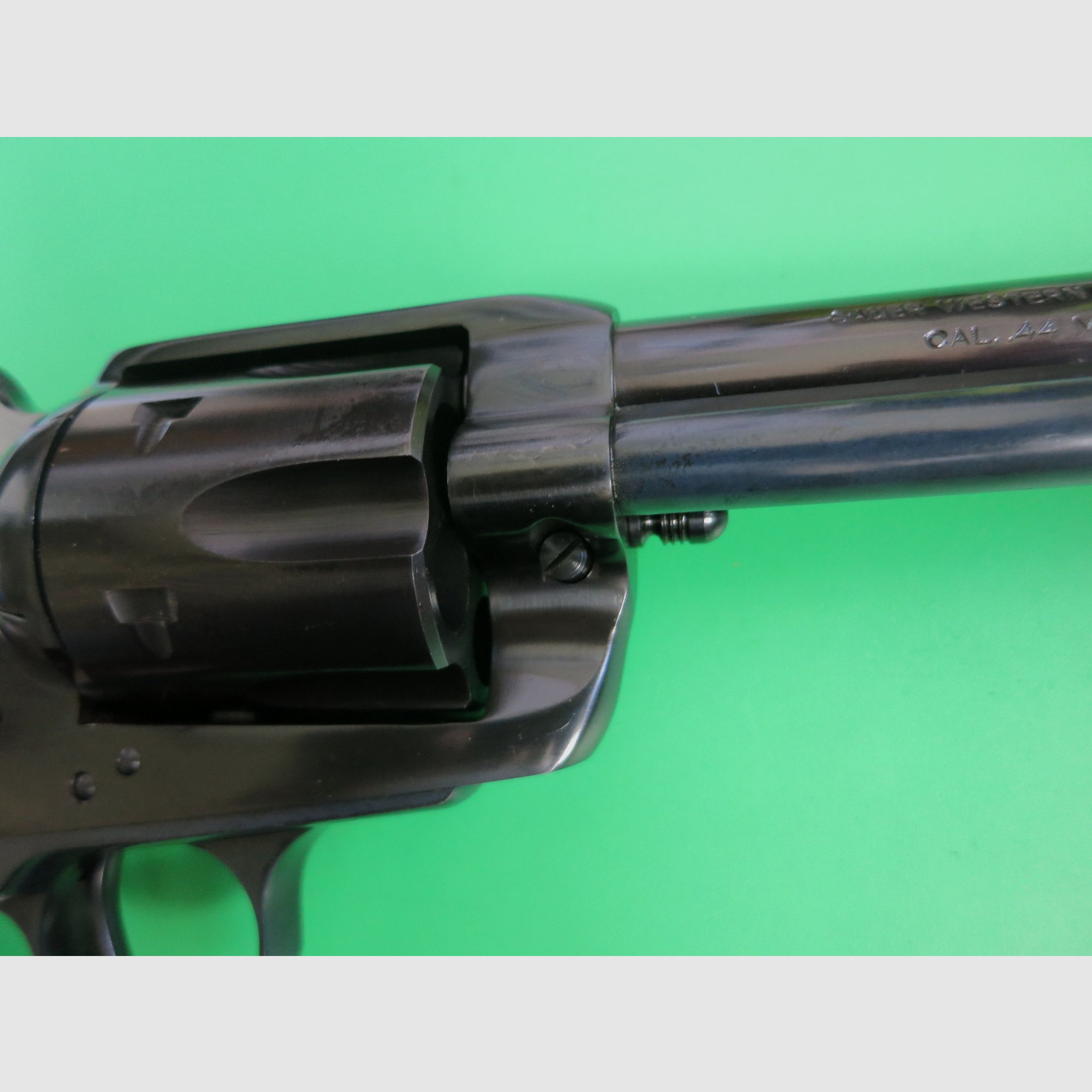 Western revolver, FJ. P. Sauer & Sohn, Western six-shooter, .44 RemMag, collector's condition #65, image 10 of 13