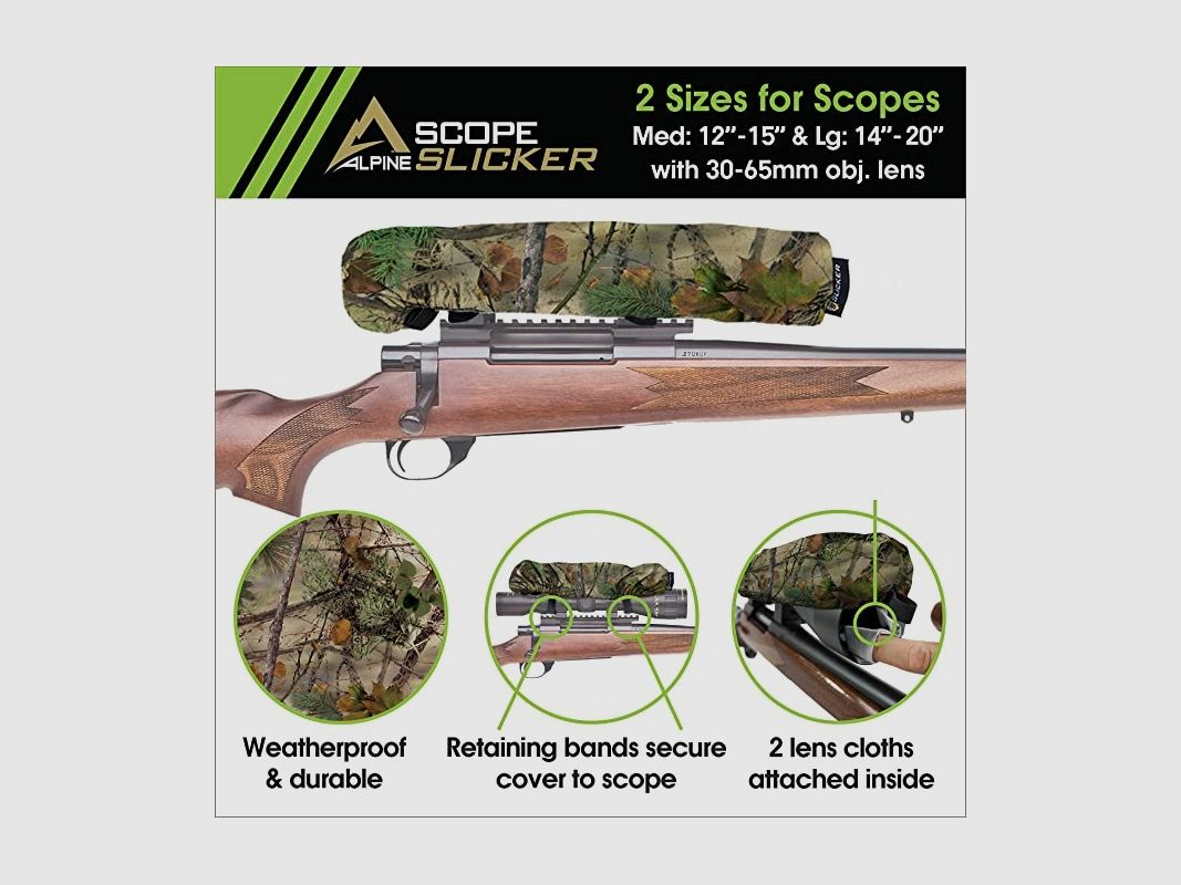 Futteral Zielfernrohr Alpine Scope Slicker Schwarz, Bild 2 von 3