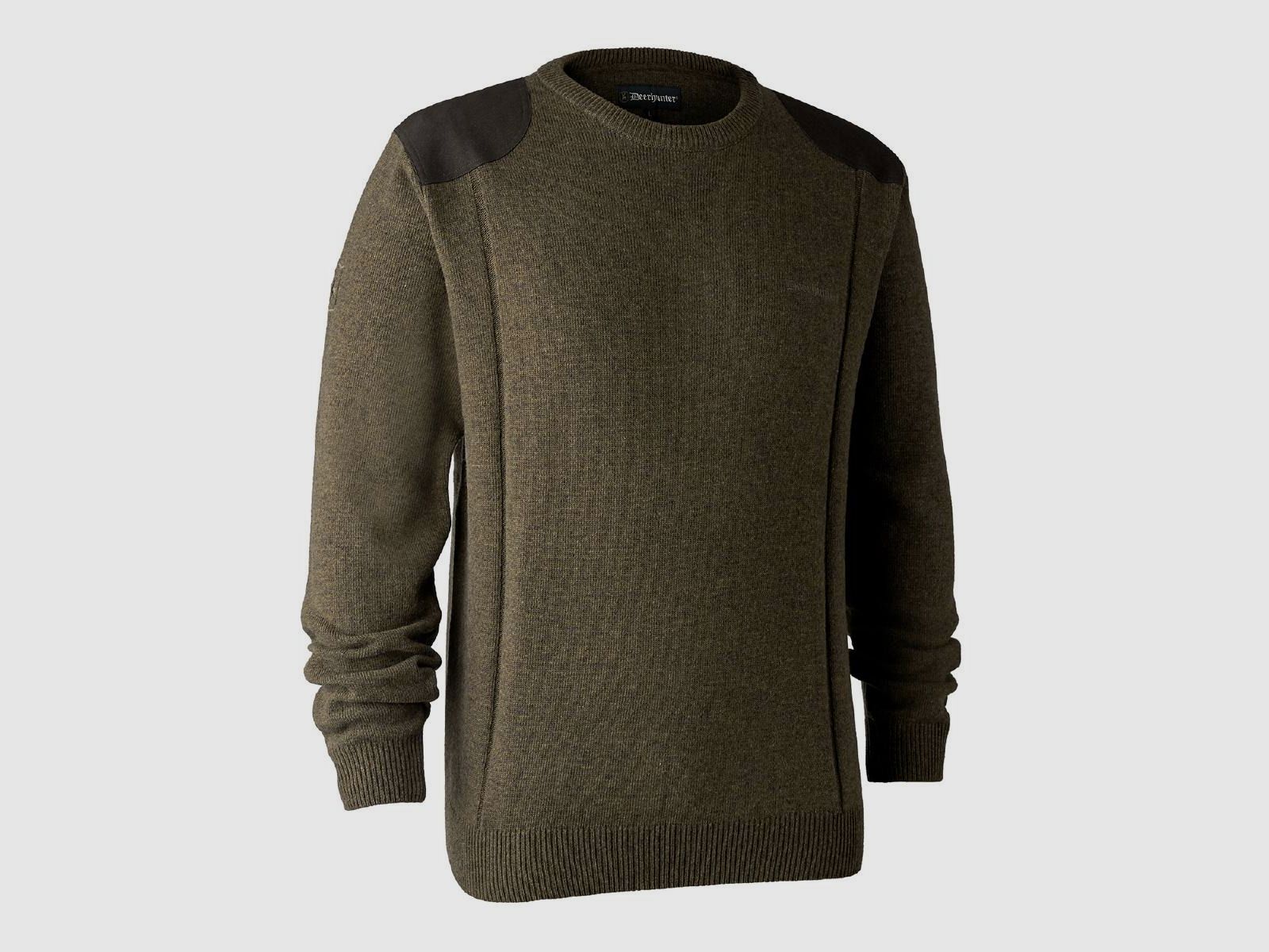 Deerhunter Pullover Sheffield m. O-Hals Cypress