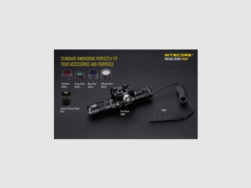 Nitecore P12GT LED-zaklamp 1000 lumen + NL1826, afbeelding 18 van 21