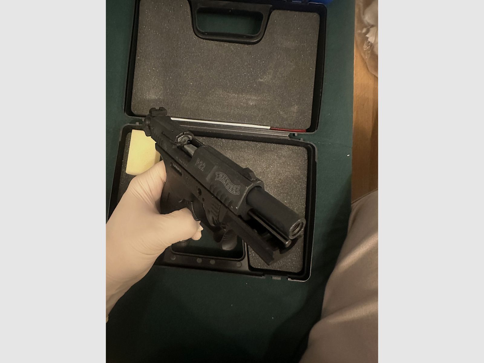 Umarex Walther P 22 ,  cal.  9mm P. A. , schwarz 