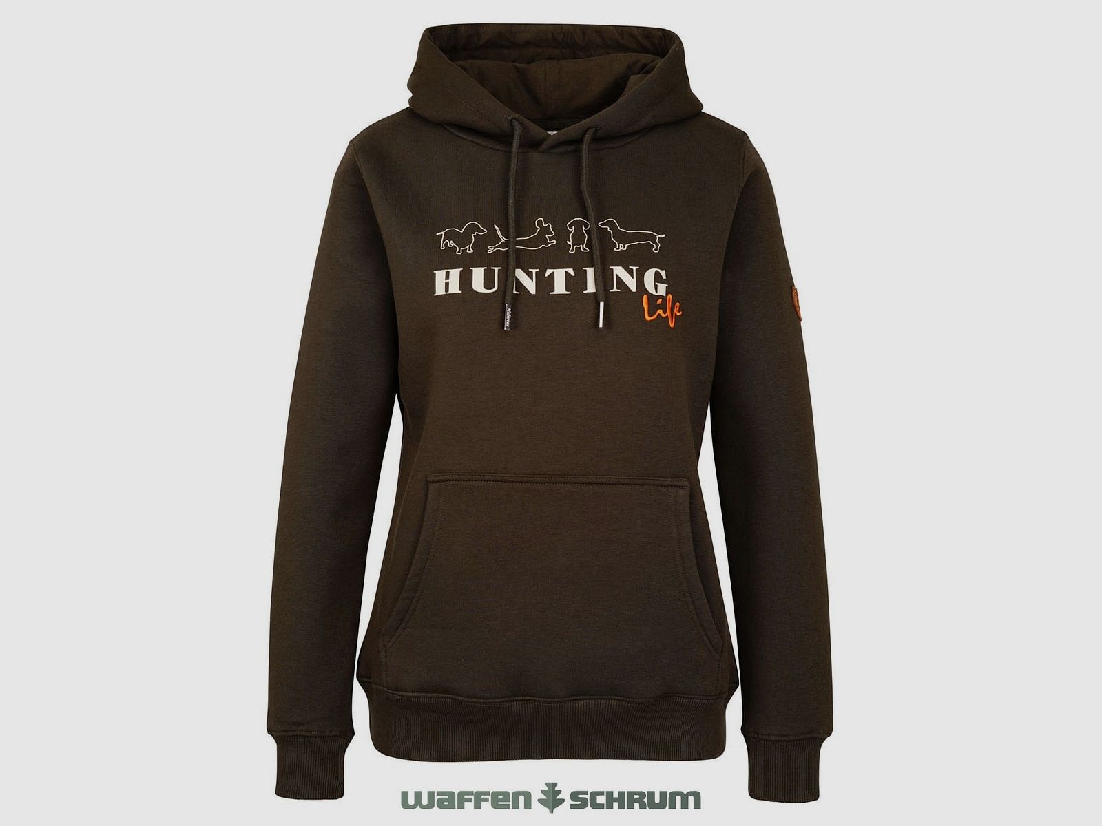 Hubertus Hoodie Hunting Life Oliv