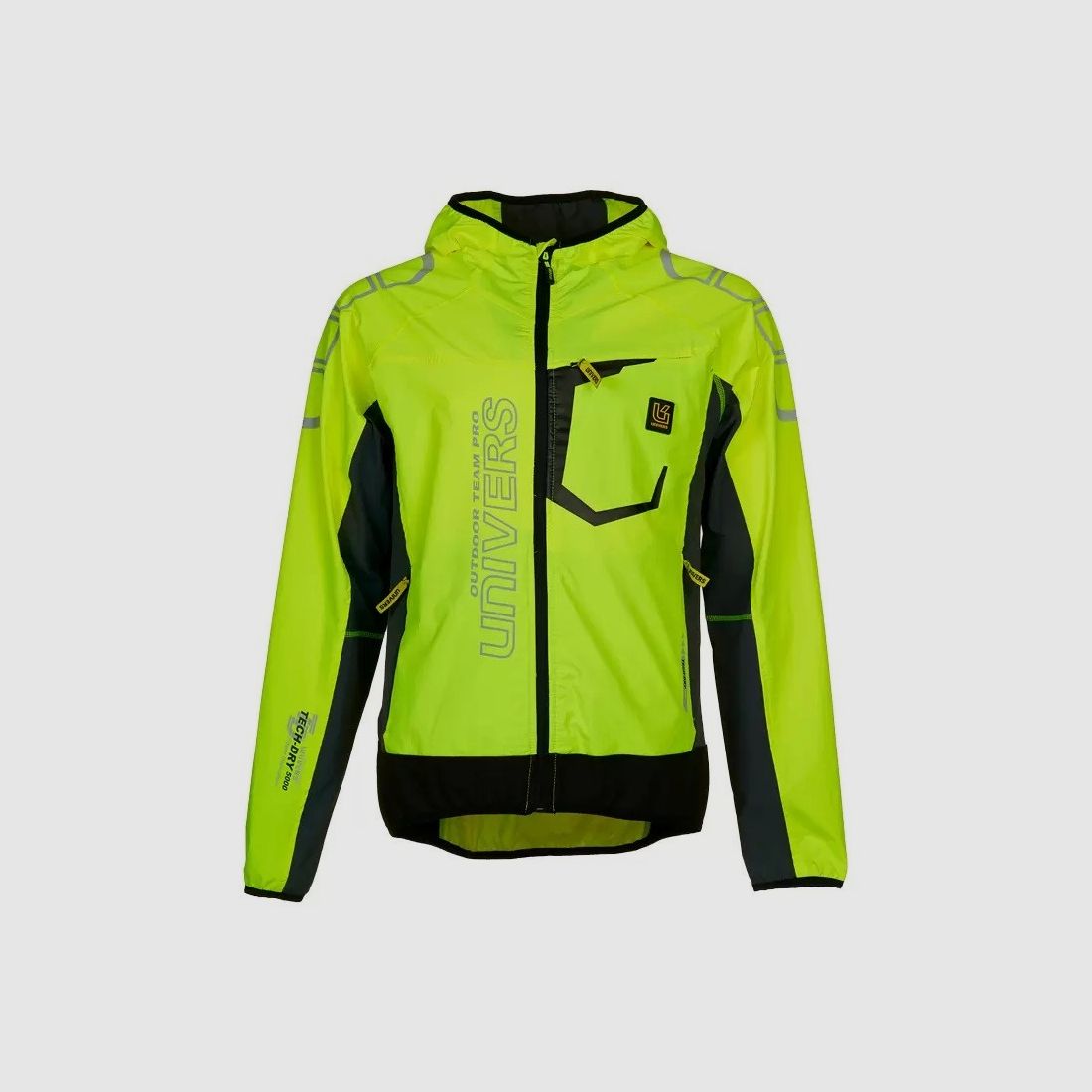 Outdoor Cardigan Courmayeur Geel Zwart, afbeelding 1 van 5