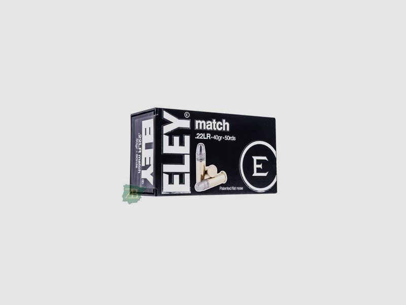 Büchsenmunition Kurzwaffe ELEY .22 LR MATCH
