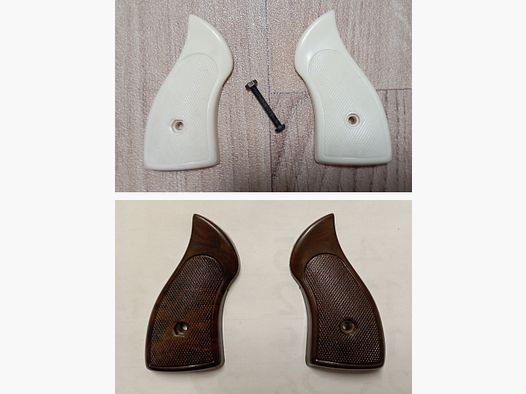2 Paar Griffschalen für Mondial Mod. 99X Start Gun Kal. .22