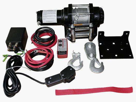 Radio winch - incl. deflection pulley