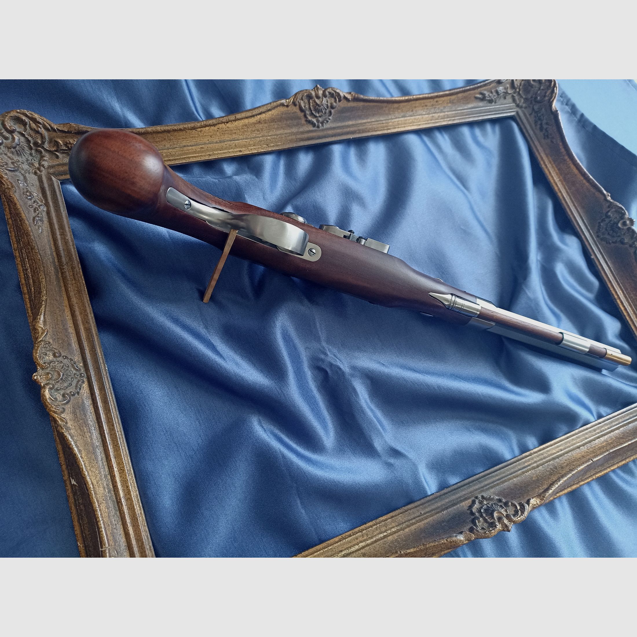 Charles Moore Steinschlosspistole Kal. .45 Perdersoli pistolet z lufą przednią