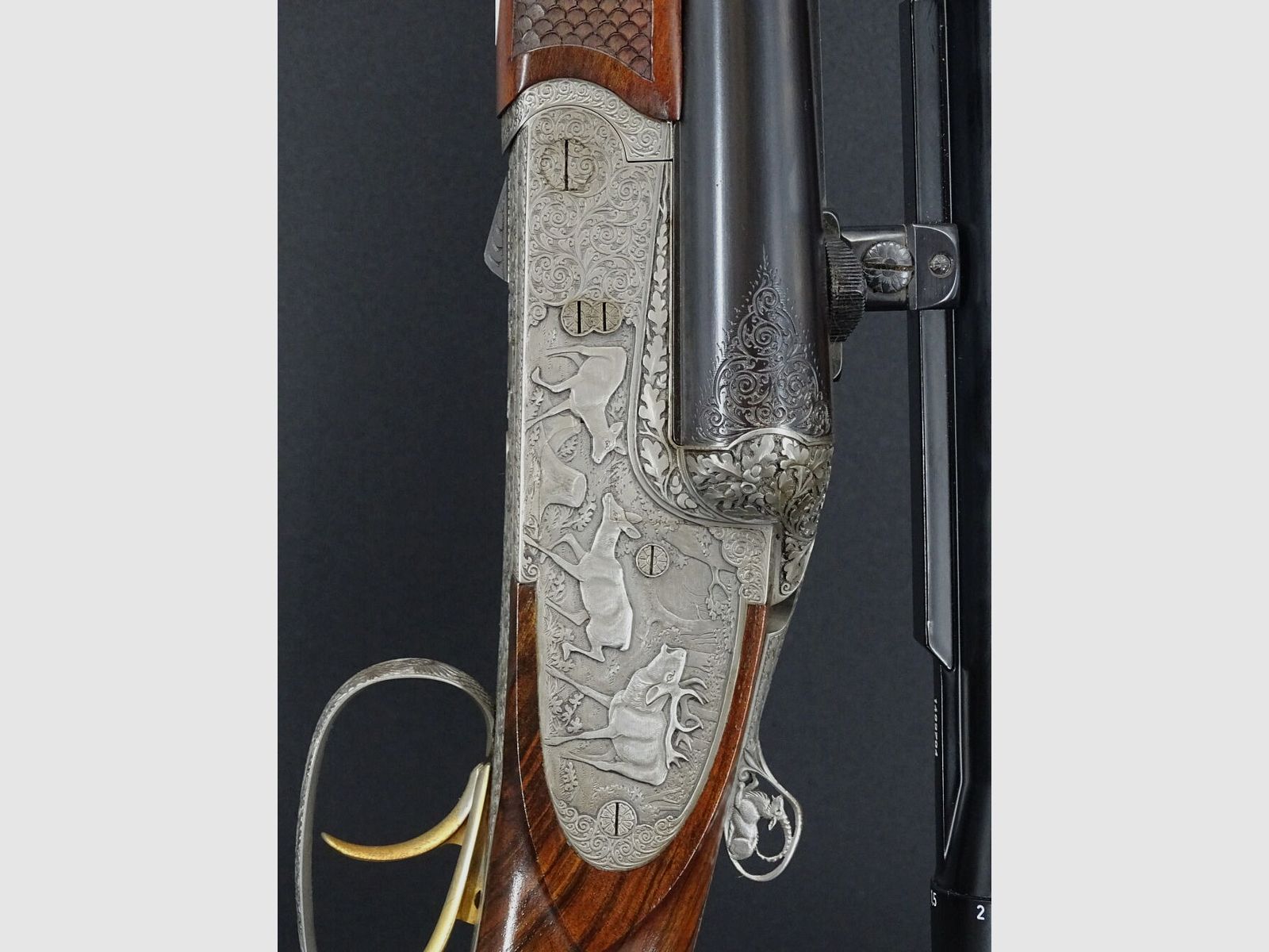 Drilling Franz Sodia Goldeinlagen Gravuren Schuppenfischhaut Sammlungsauflösung