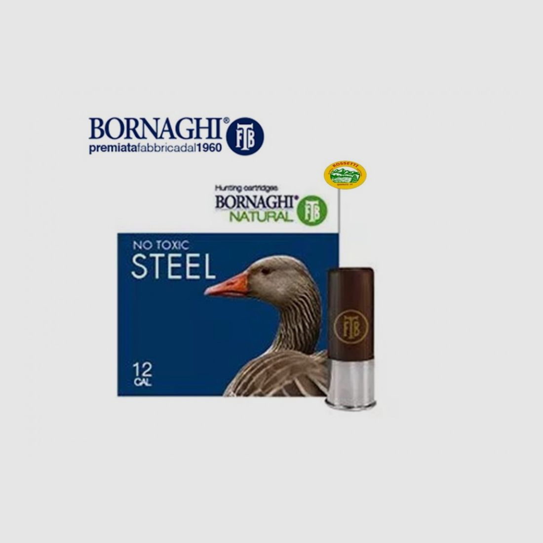 BORNAGHI Patronen STEEL 34 Kal.12 gr.34 p.1 bleifrei