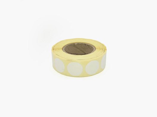 Zaklejki do tarcz 20mm białe 1000 szt.