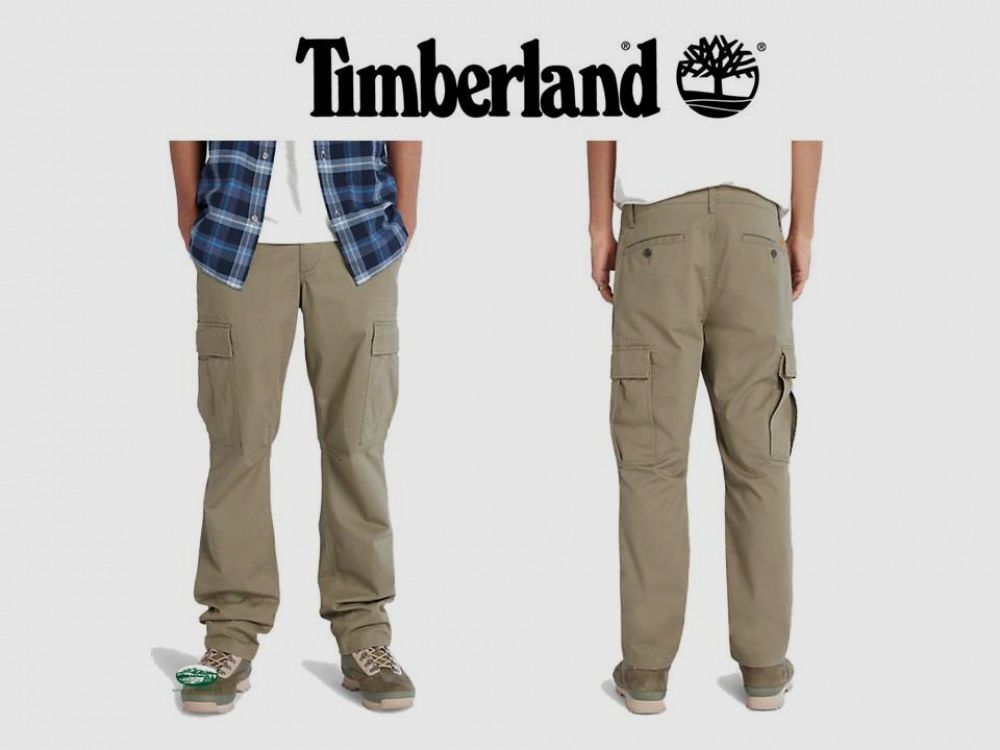 TIMBERLAND Pantaloni cargo verde, billede 2 af 2