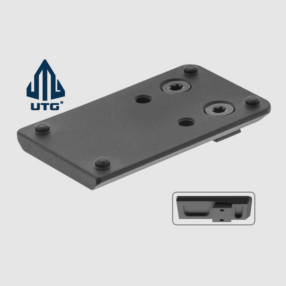 UTG Montage fĂĽr Reflex Dot Leuchtpunktvisier auf SIG P-Modelle mit Schwalbenschwanz