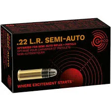 Geco .22 lfb. Semi-Auto Plomb Tête Ronde 2,6g/40grs.
