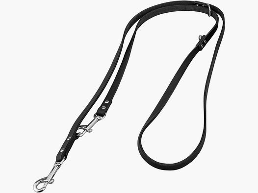 Heim Soft leash – 3-way adjustable (Width 14 mm, length 3 m, color black)