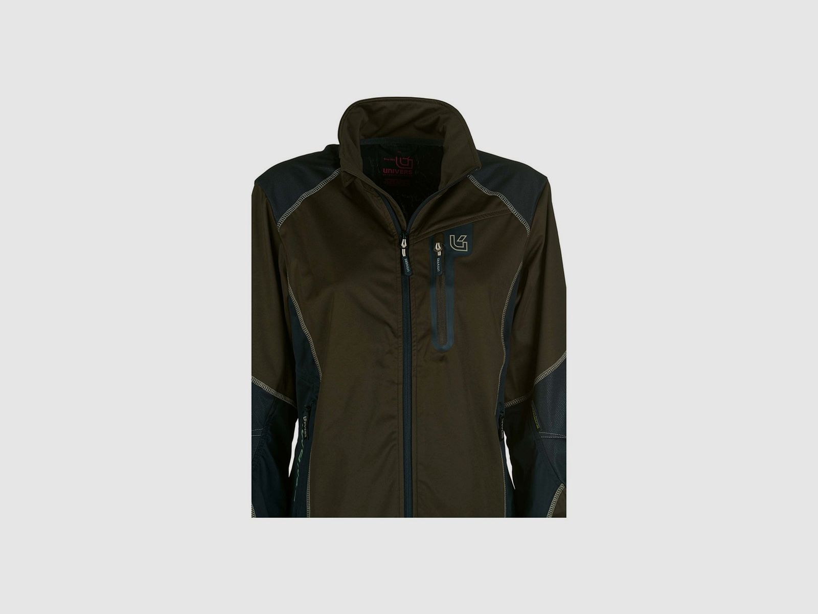 Univers microshell jacket U-Tex green / beige, image 5 of 5