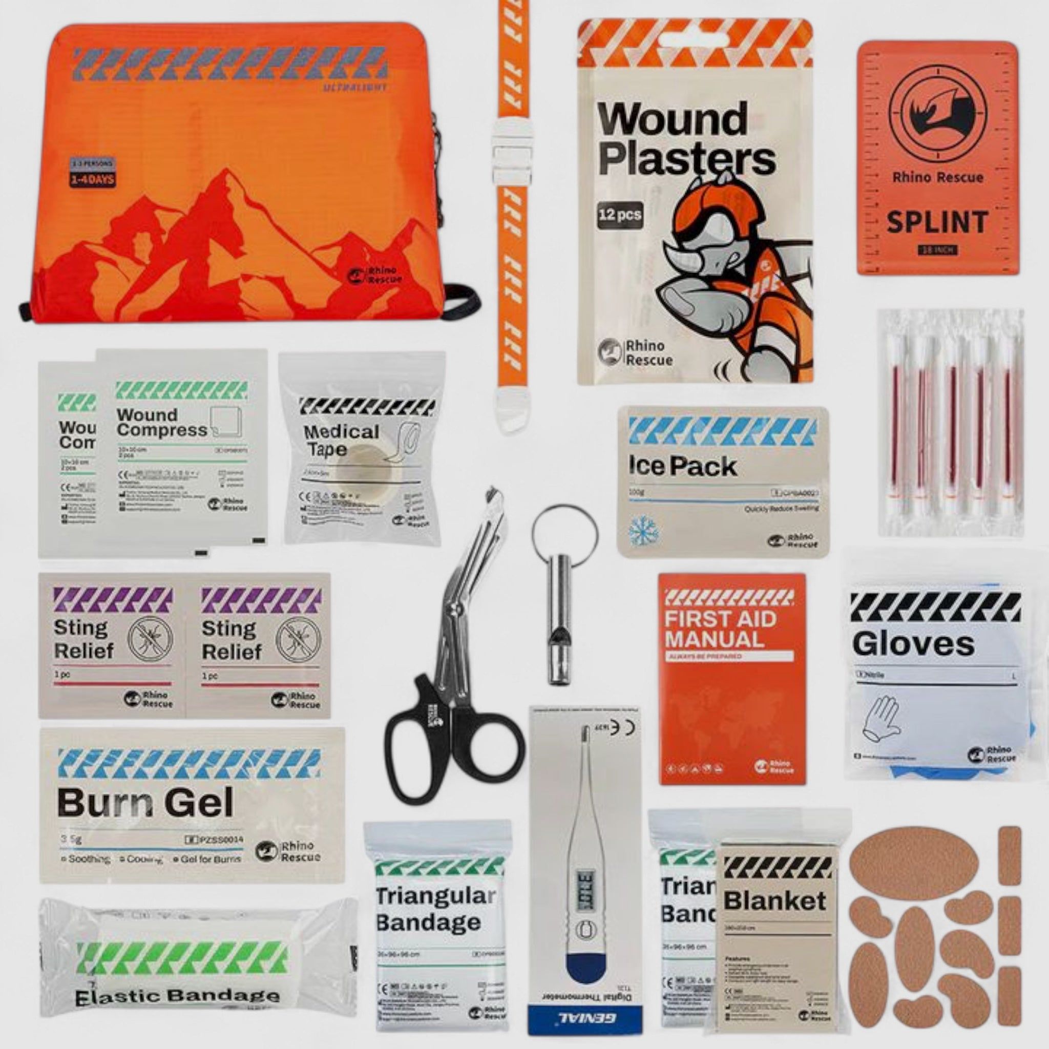 Rhino Rescue Ultralight First Aid Plus Outdoor Erste-Hilfe-Set