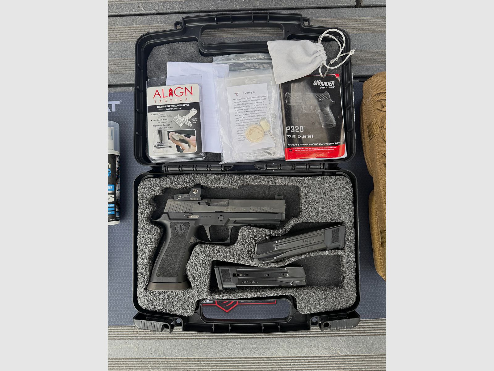 Sig Sauer P320 X-Five complete set