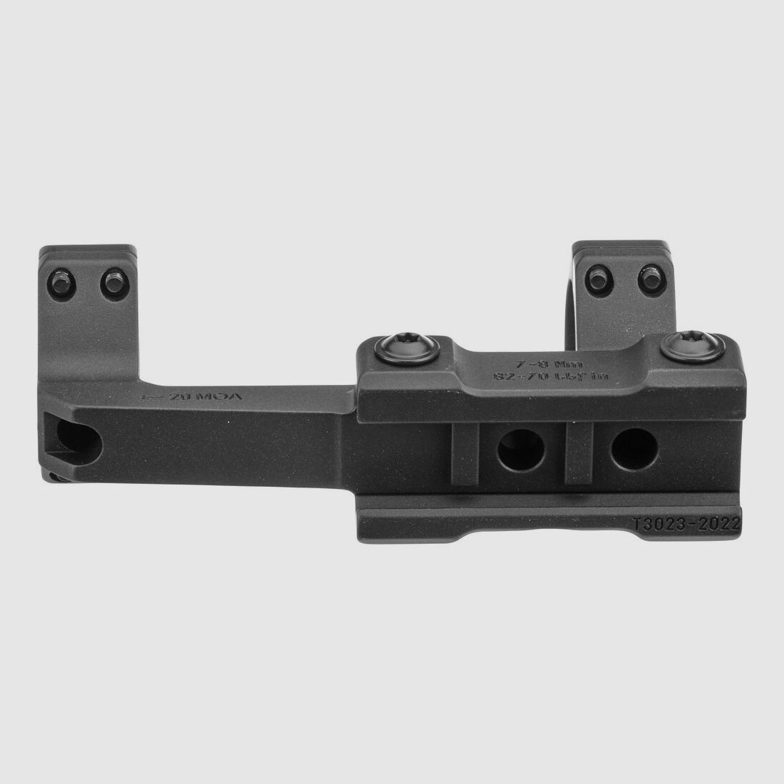 ERATAC Ultraleichte Blockmontage lang Ø 30 mm 20 MOA Vorneigung