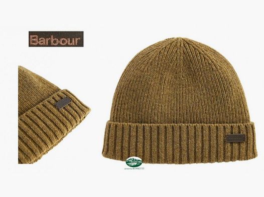 BARBOUR Cappello Carlton Beanie marrone chiaro