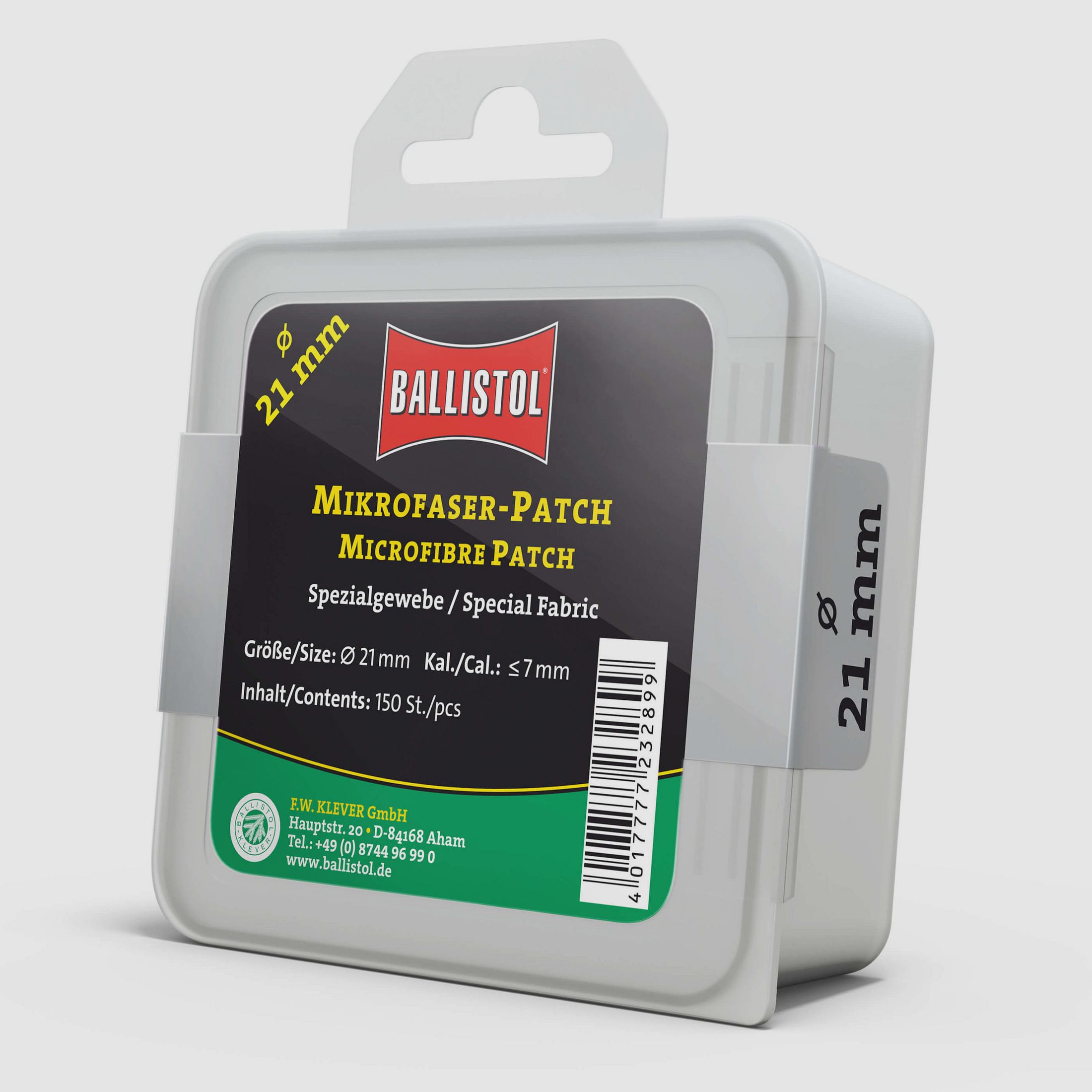 BALLISTOL Microfiber Patch Round - 21mm
