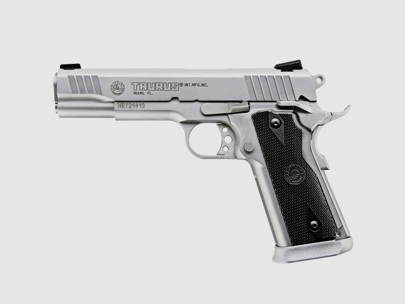Taurus PT 1911 Stainless Steel matt Pistole