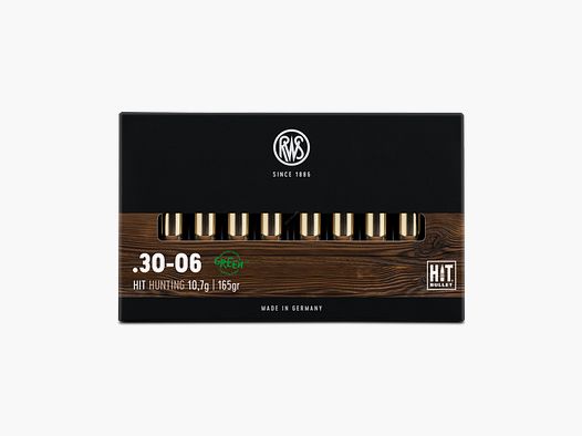 RWS-Munition cal. .30-06 HIT GREEN 10,7 g (20 Stück)