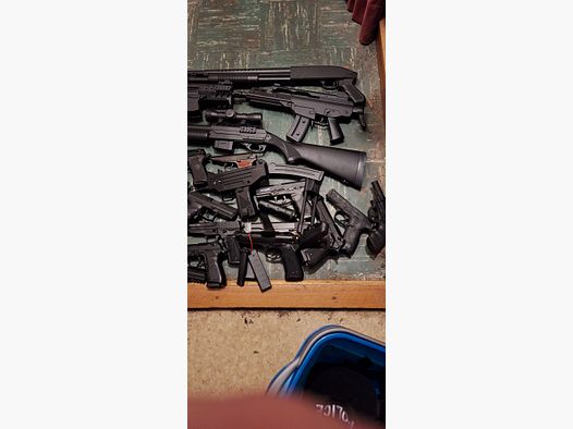 Conjunto de armas de softair para aficionados