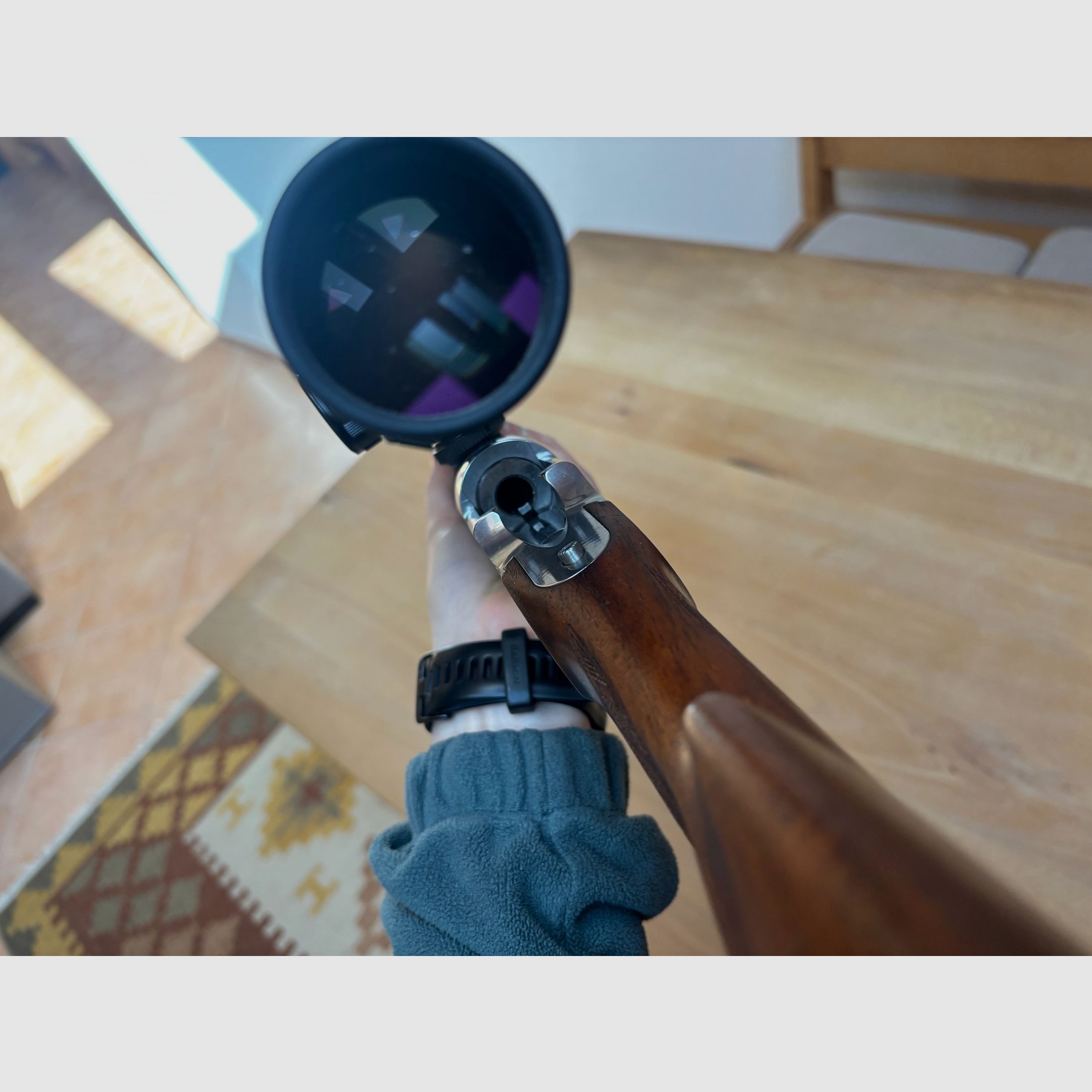 RARITÀ Blaser 820 Standard Blockbüchse – Cal. 6,5x57R – ottimo stato con Leica Visus 3.12x50l LW reticolo illuminato