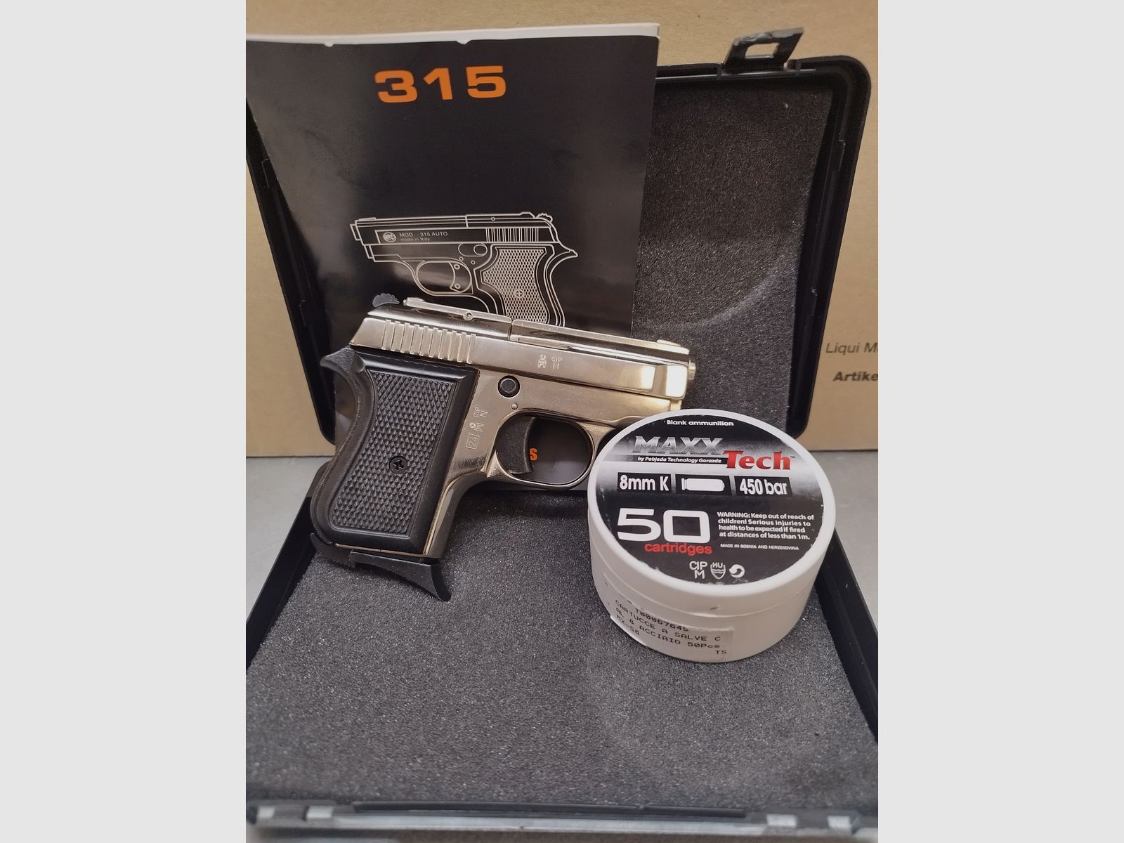Bruni Modell 315 Baby Nichelato 8mm P.A.K