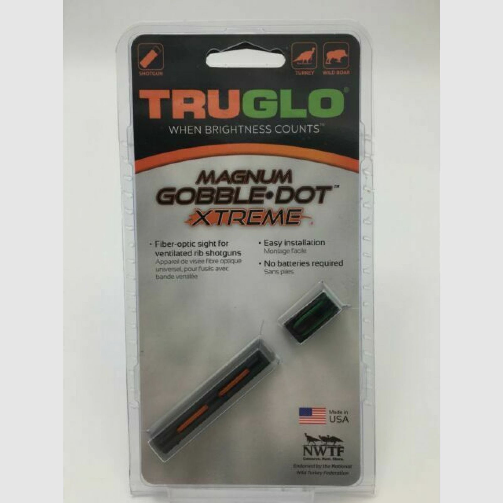 Faseroptikvisierung Magnum Gobble Dot / 9,52 mm