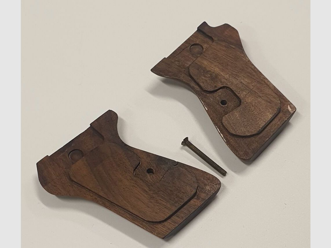 Unknown wooden grip scales for Walther PP