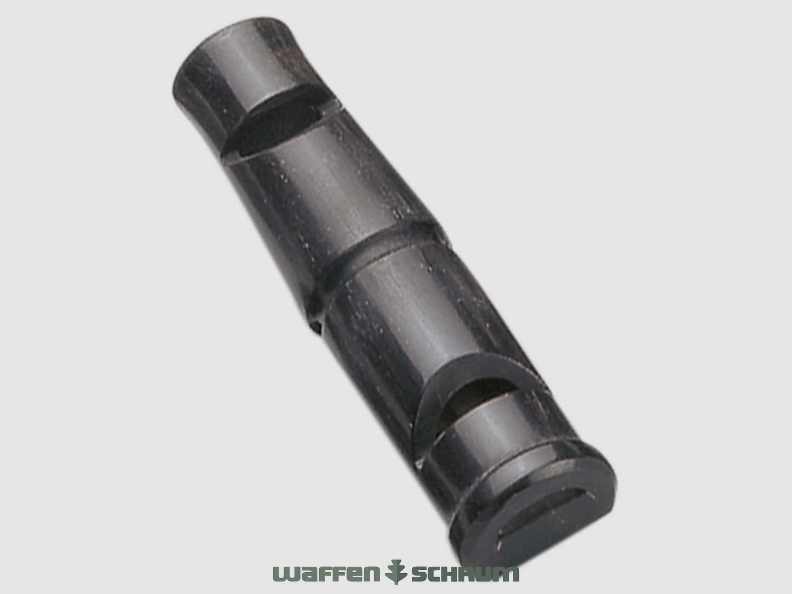 AKAH Doppelpfeife Triller-Pfiff 6cm mit Lederschnur