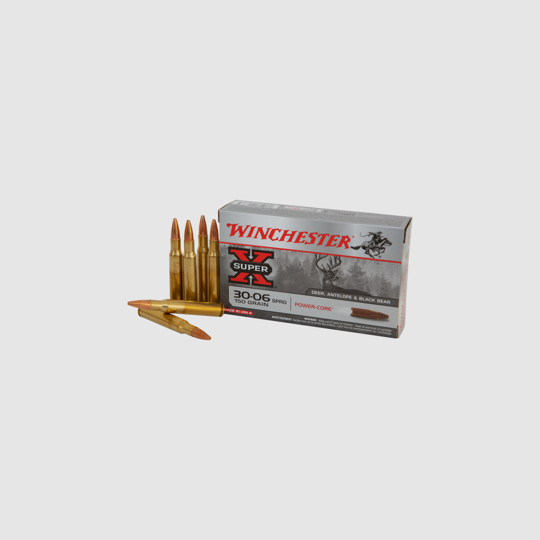 Winchester .30-06 Sprg. 9,7g/ 150gr PowerCore – Bleifrei, Bild 1 von 2