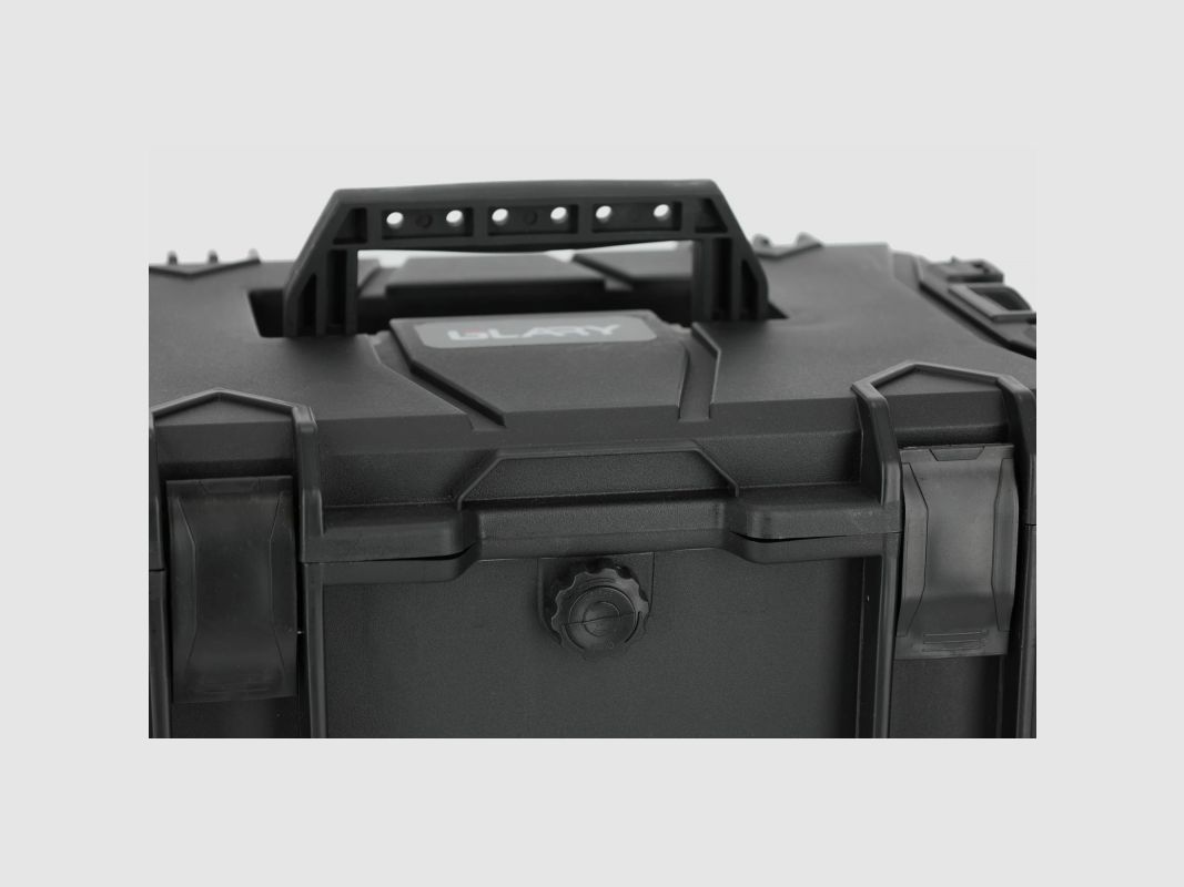 Schwarze Transportkiste mit Rollen GLARY CASE, Bild 4 von 5