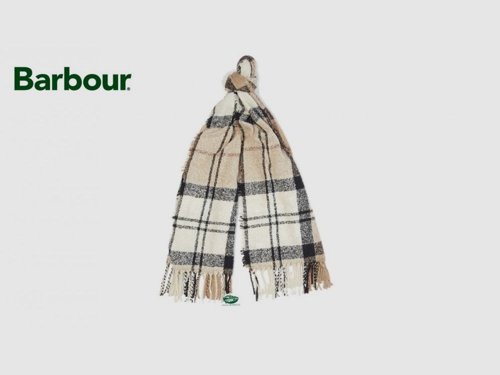 BARBOUR Damen Schal Boucle Tartan Beige, Bild 1 von 2