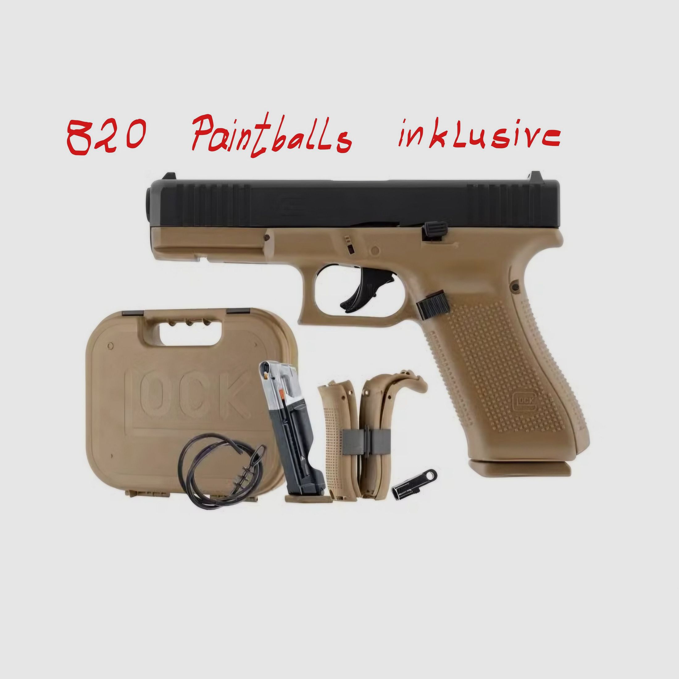 Glock 17 Gen5 T4E French Army Edition RAM Pistole cal.43 "Neu" 820x Paintballs , Bild 1 von 4