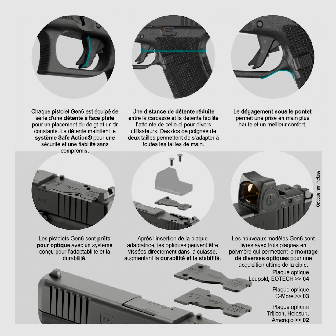GLOCK 45 GEN6 OPTIK BEREIT FS KAL 9X19, Bild 8 von 8