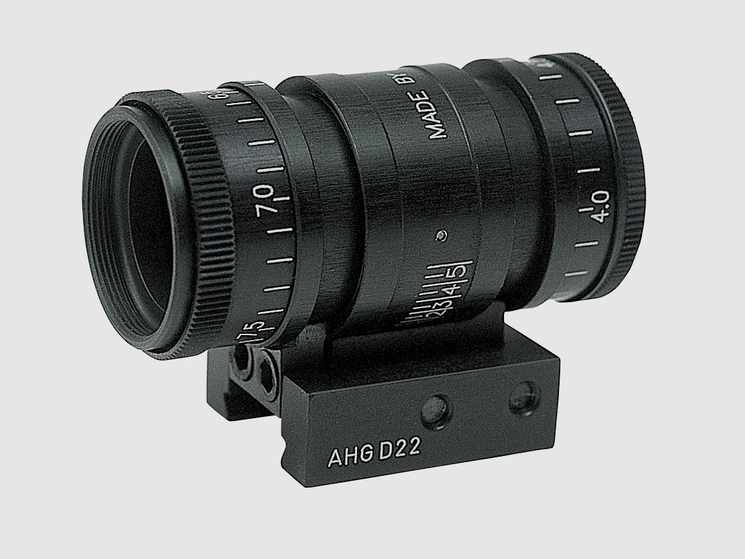 ahg Anschütz Duo-Iris-Glasringkorn Ø 2,8 – 4,8 mm innen und 6,4 – 9,0 mm aussen, M18, Bild 1 von 4