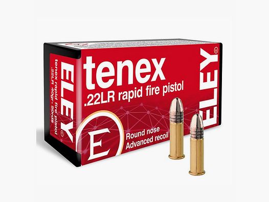 ELEY Bala TENEX RAPID FIRE PISTOL