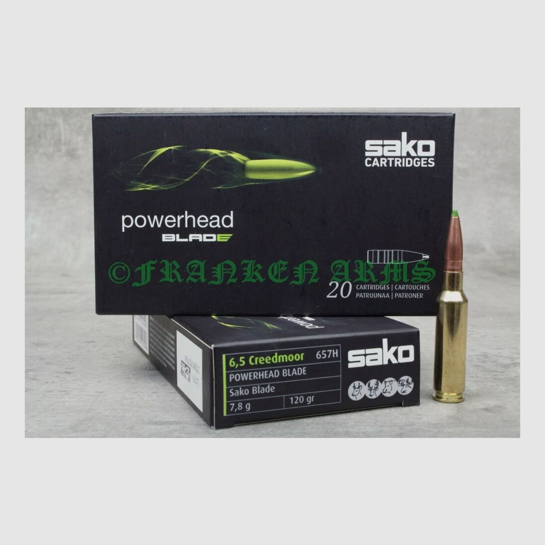 Sako Powerhead Blade 6.5 Creedmoor 120gr. 7.8g 20 pieces