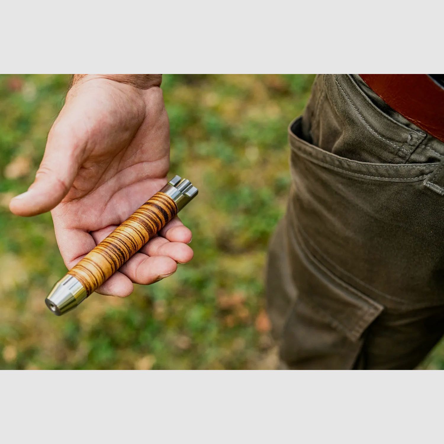 XADR ONE Profi Messerschärfer Zebrano Querholz