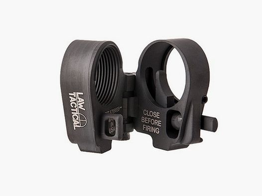Diverses pièces de tuning et de rechange pour armes longues : adaptateur de crosse rabattable LAW Tactics pour AR15 et modèles compatibles