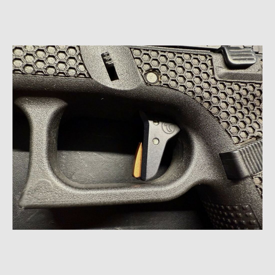 Glock Custom Peterssen Gunworks Glock Pistole 45 MOS / FS / SD Hexagon