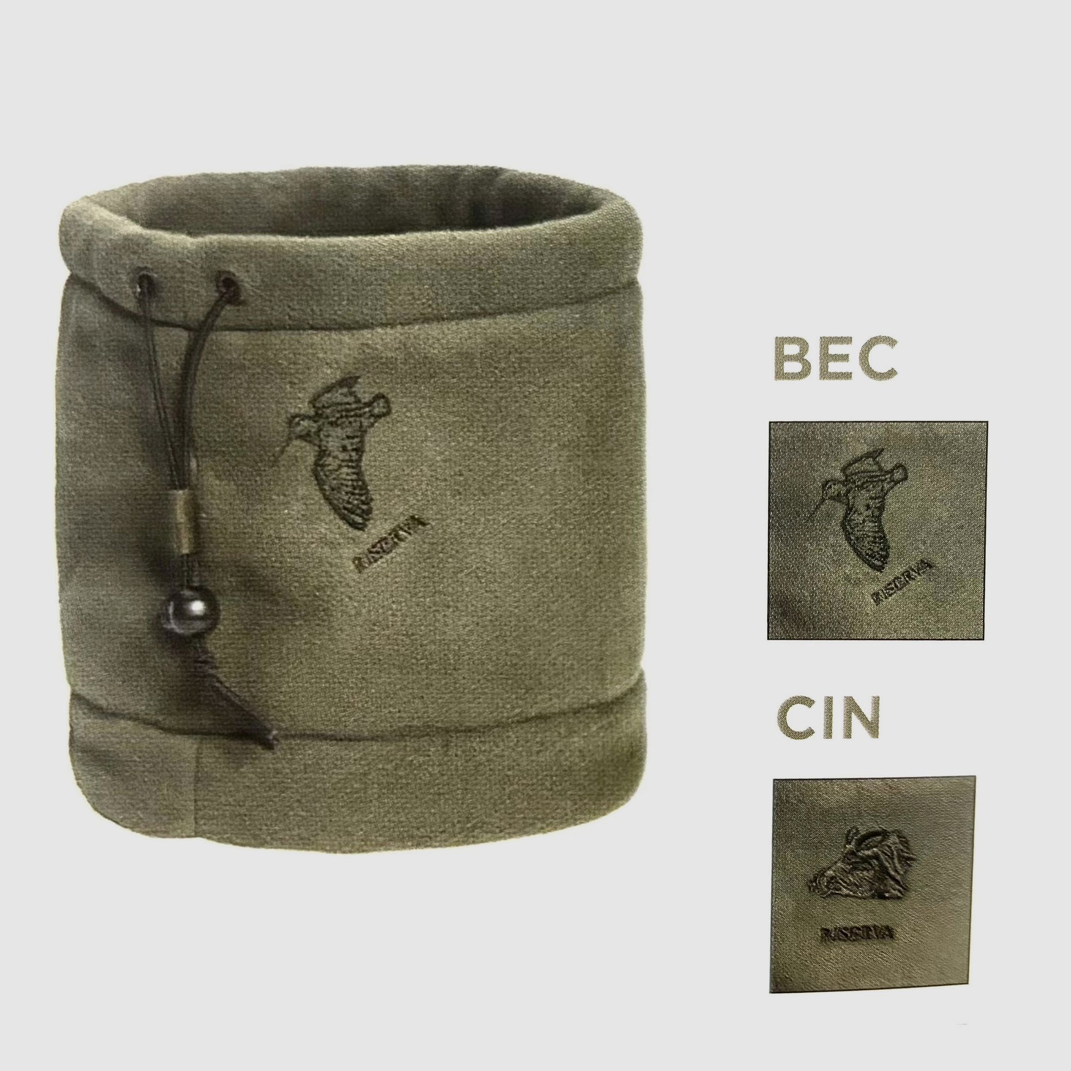 Riserva Micropile Neck Warmer with Embroidery (green) R2376