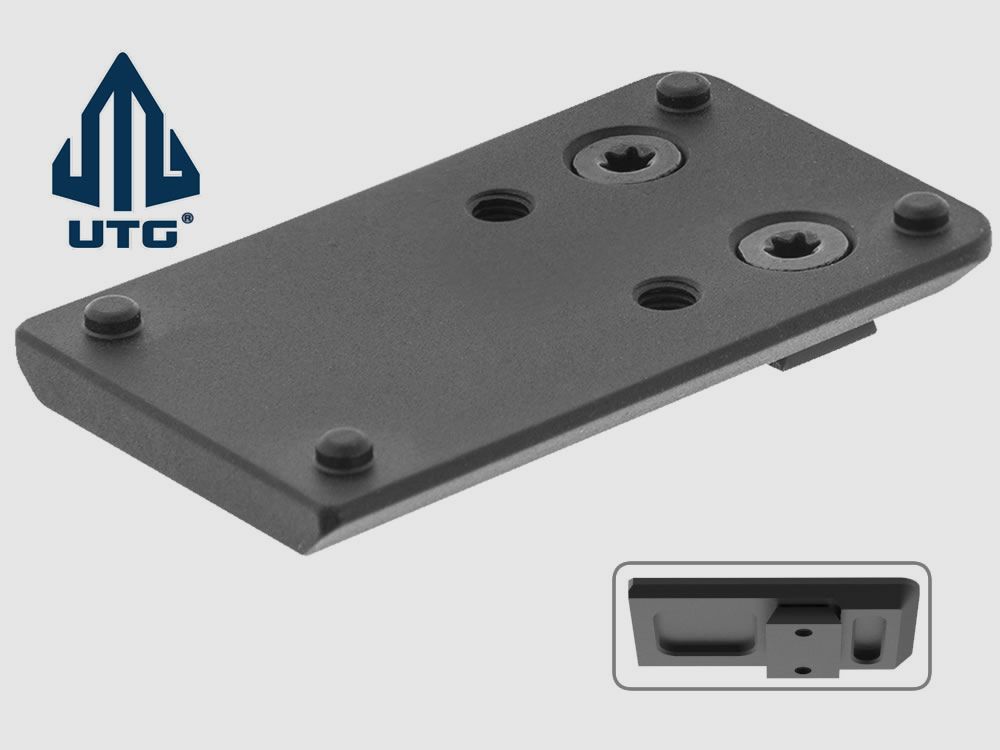 UTG Montage fĂĽr Reflex Dot Leuchtpunktvisier auf SIG P-Modelle mit Schwalbenschwanz