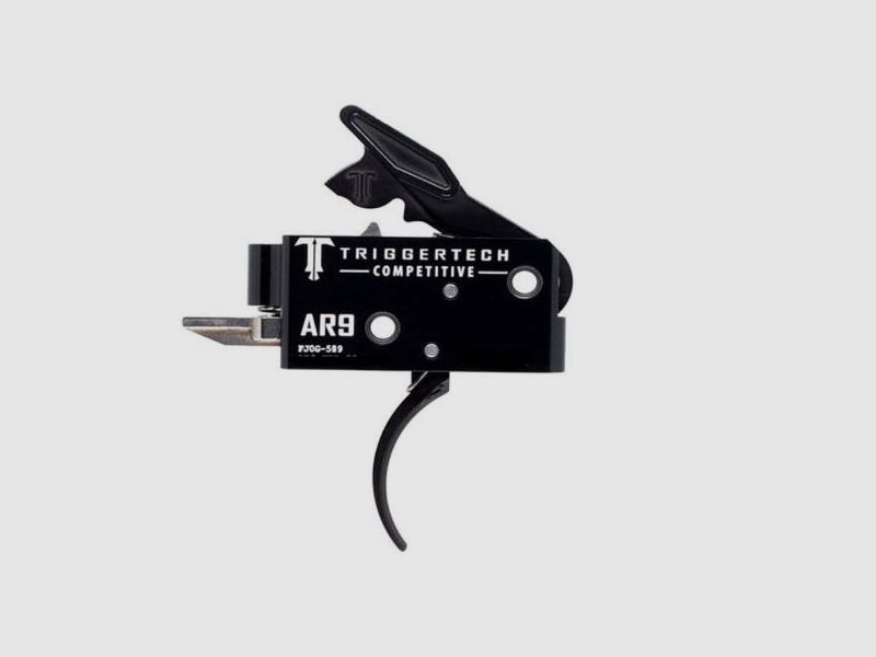TRIGGERTECH tuning/replacement part for long gun trigger for AR-9 curved black 1600g, curved competitive