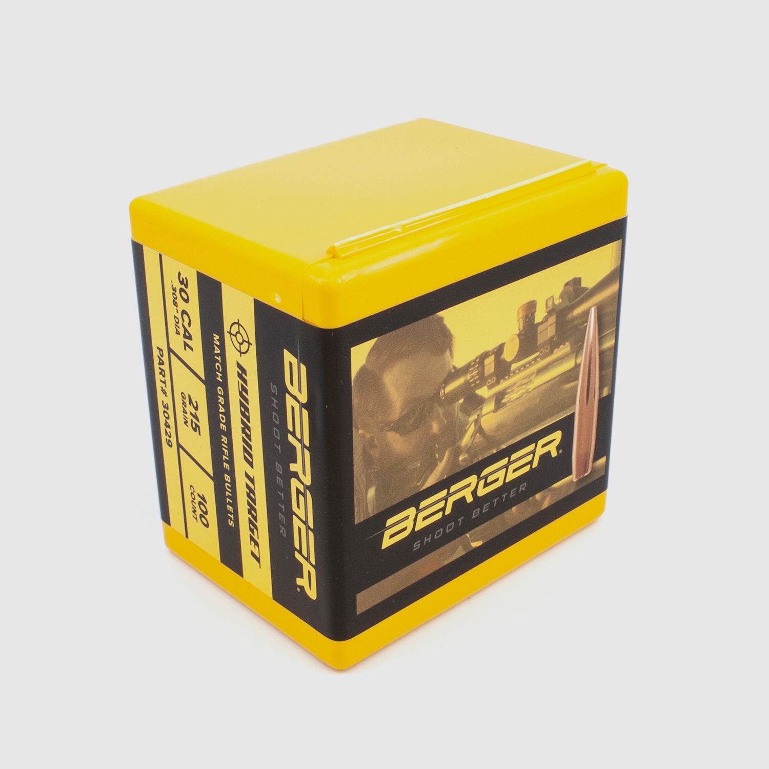 Berger Geschoss .30 Hybrid Target 215GR 100 Stück