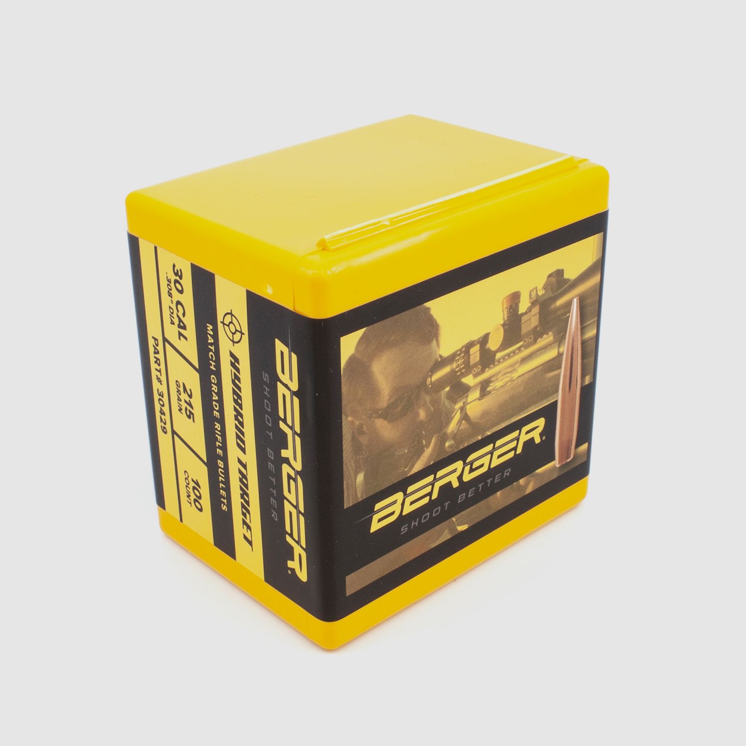 Proiettile Berger .30 Hybrid Target 215GR 100 Pezzi